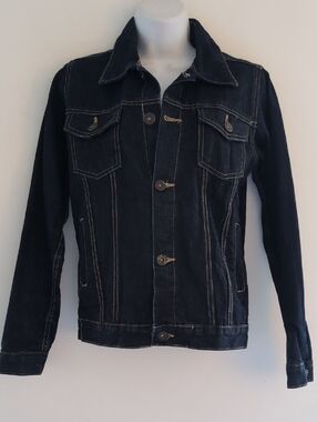 EVOLUTION IN DESIGN Woman's/Jr.'s Button-up Denim Jacket - Size S (8)